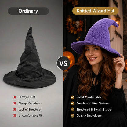 Distinctive Knitted Wizard Hat - Cozy Fantasy Costume