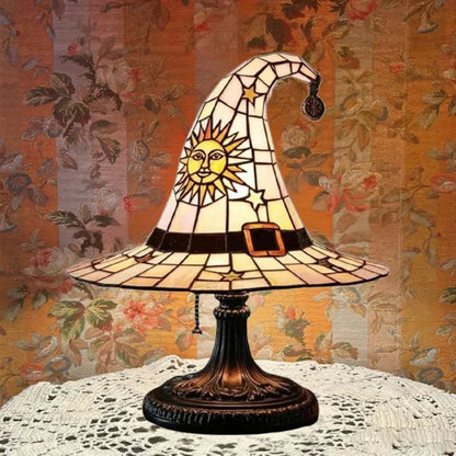 Glowing Sorceress Hat Lamp for Seasonal Room Decor