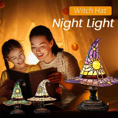 Glowing Sorceress Hat Lamp for Seasonal Room Decor