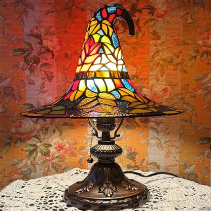 Glowing Sorceress Hat Lamp for Seasonal Room Decor