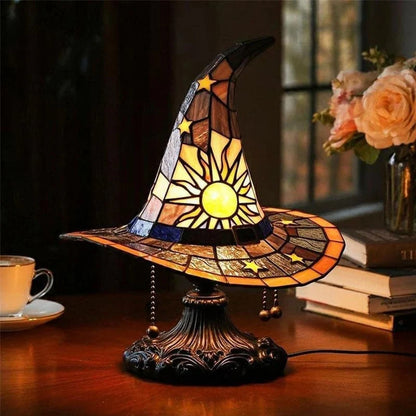 Glowing Sorceress Hat Lamp for Seasonal Room Decor