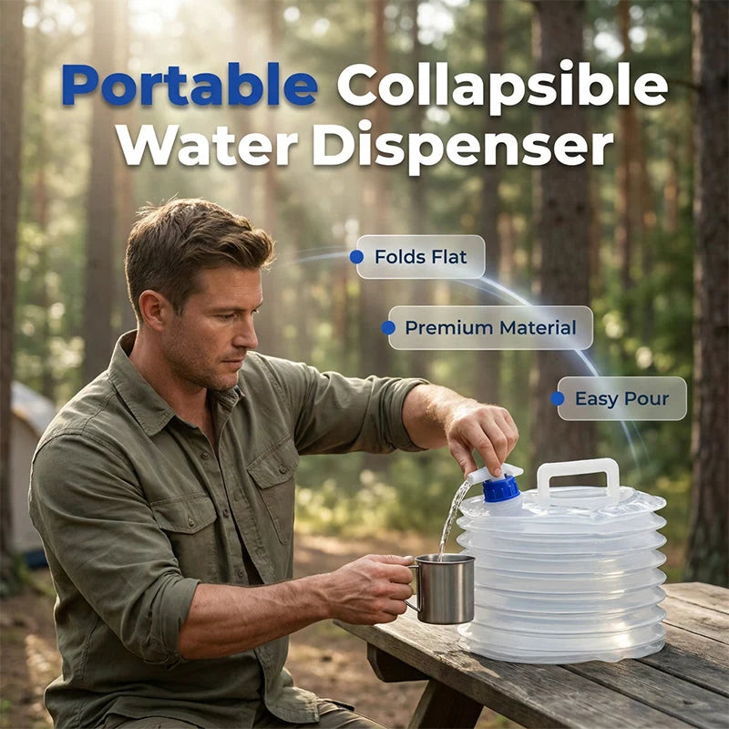 Purpose-Built Collapsible Water Container with Spigot fo – With Spigot