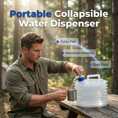 Purpose-Built Collapsible Water Container with Spigot fo – With Spigot