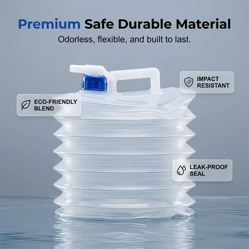 Purpose-Built Collapsible Water Container with Spigot fo – With Spigot