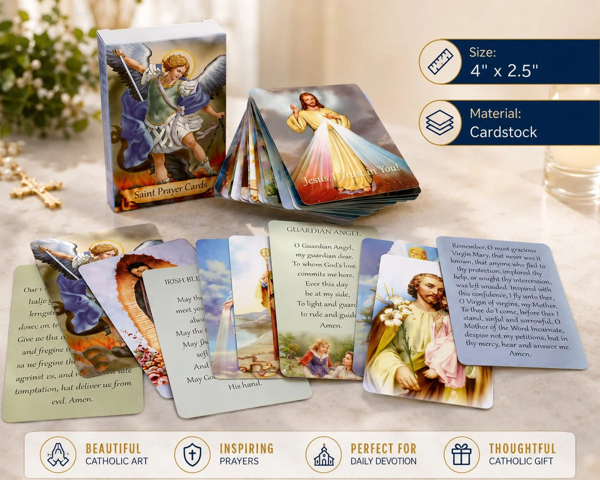 Vehicle-Ready Catholic Faux – Snap Closure for Practical Car Use