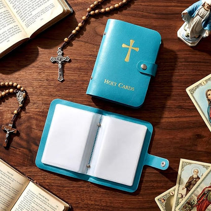 Vehicle-Ready Catholic Faux – Snap Closure for Practical Car Use