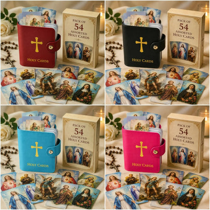 Vehicle-Ready Catholic Faux – Snap Closure for Practical Car Use
