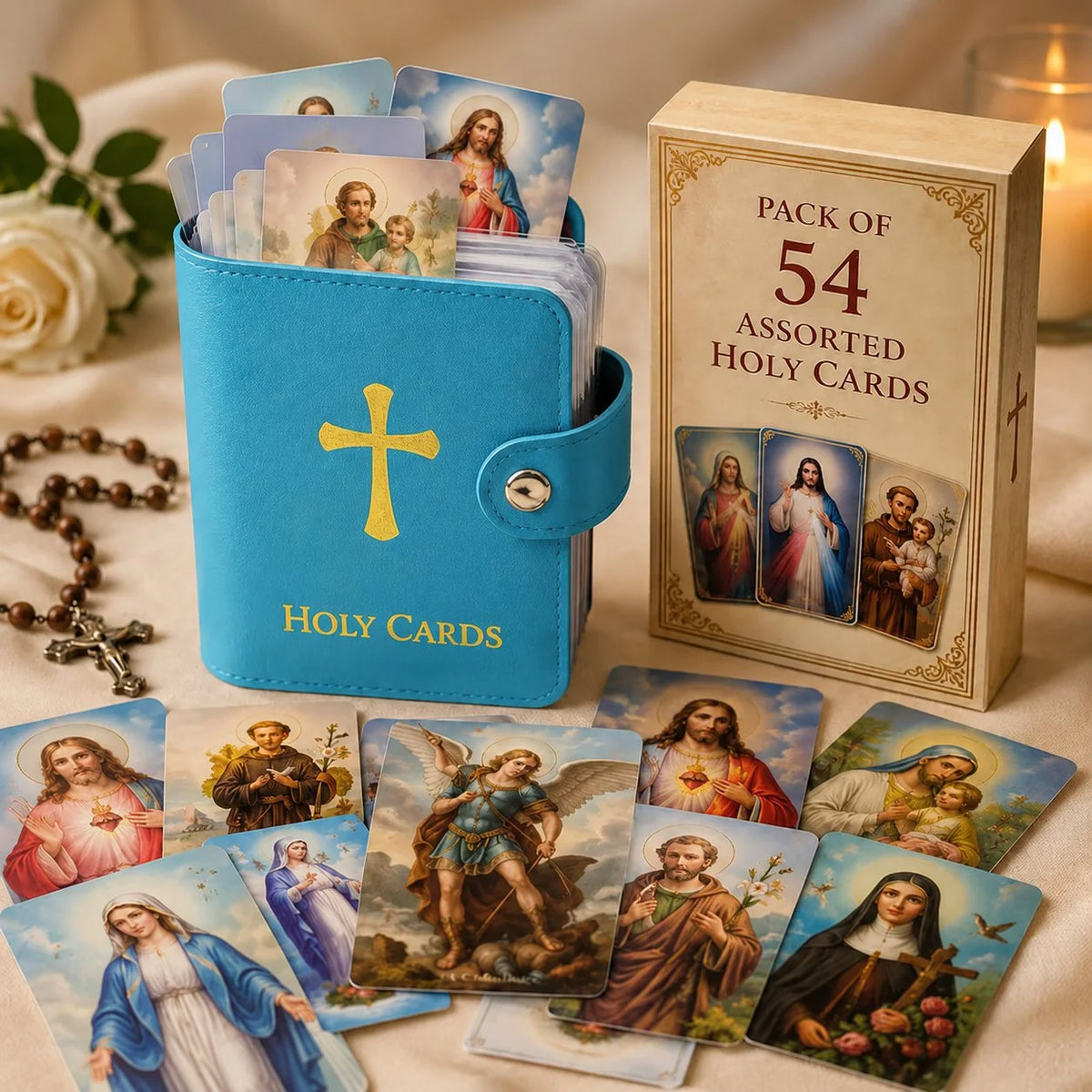 Vehicle-Ready Catholic Faux – Snap Closure for Practical Car Use