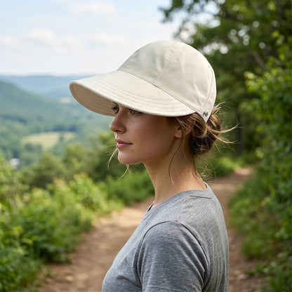 Purpose-Built Wide Curved Brim – UPF 50+ All-Round UV Sun