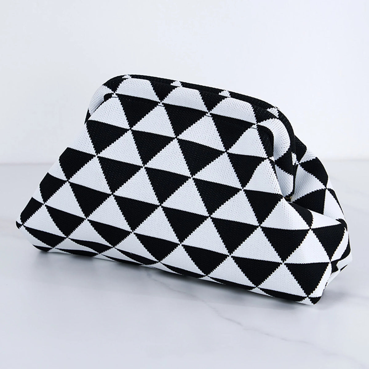 Space-Saving Women's Striped Cloud Handbag – Your New Go-To for Every