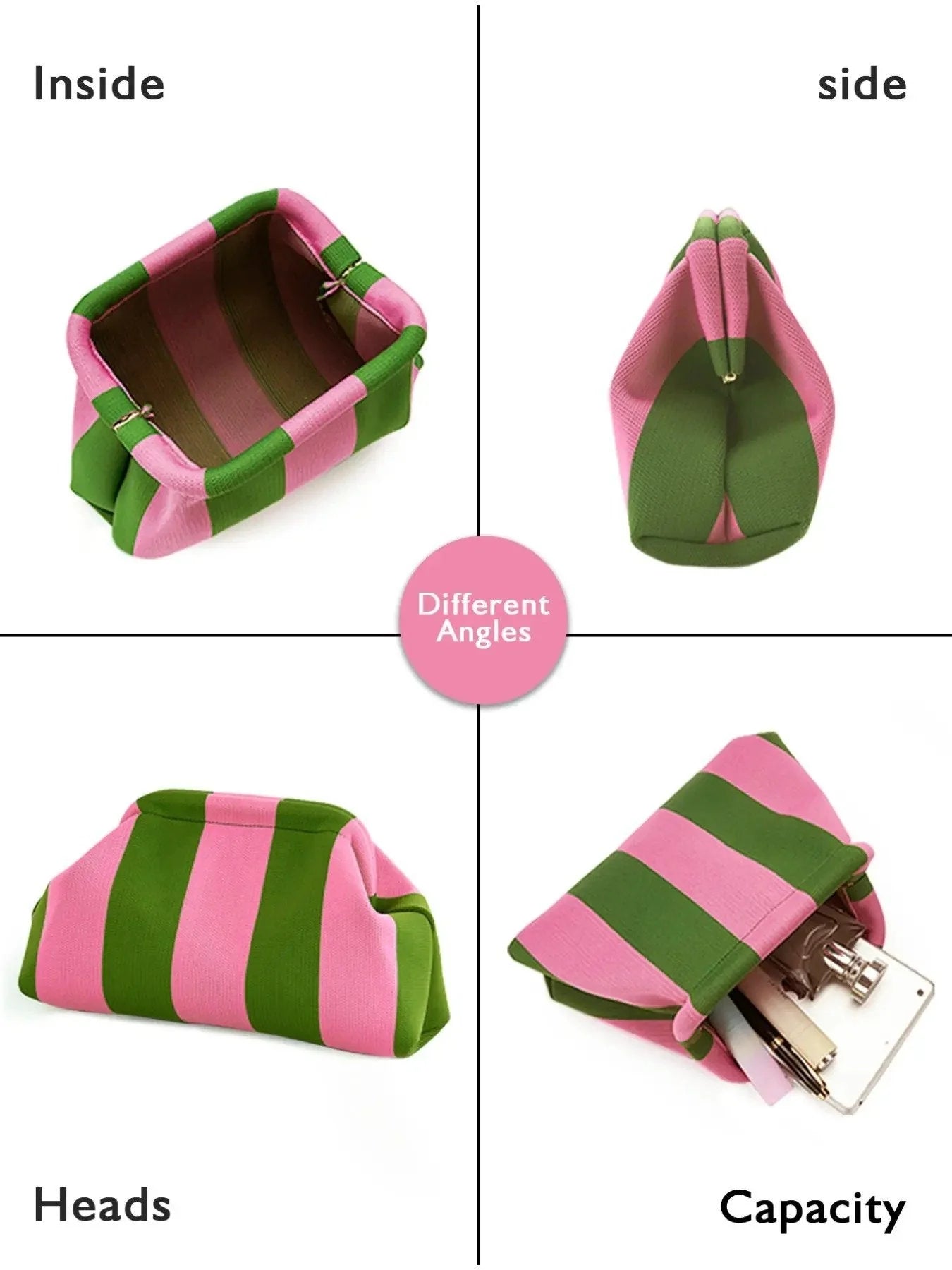 Space-Saving Women's Striped Cloud Handbag – Your New Go-To for Every