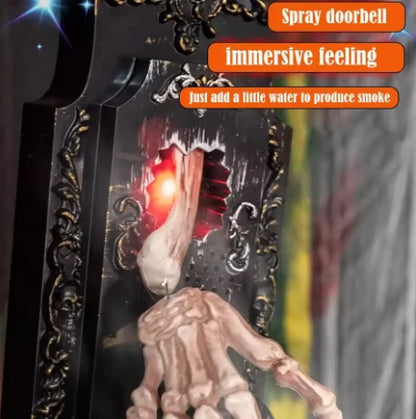 Vehicle-Ready Hanging Doorbell Touch/Motion Activated Skeleton Hand