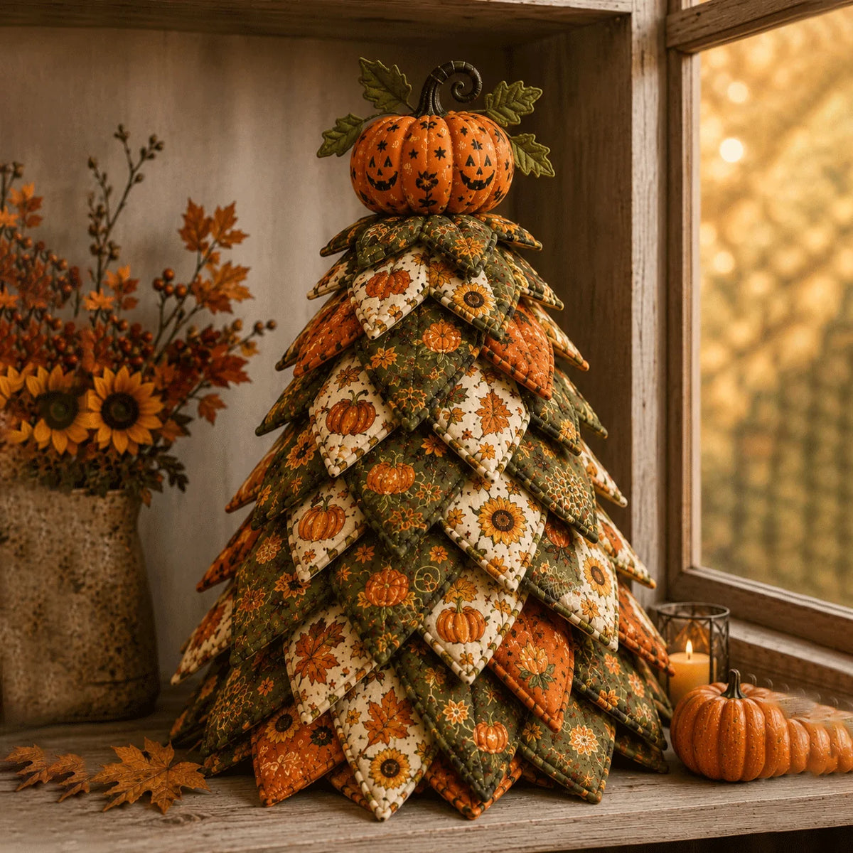 Hands-On DIY Quilted Fabric Tree Kit for Creative Play