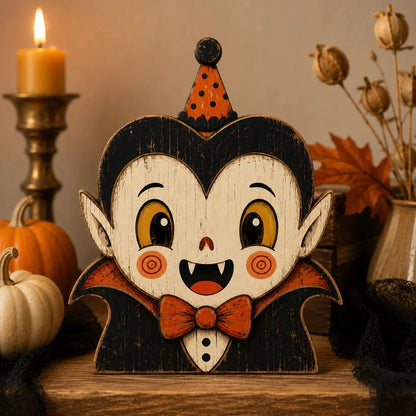Purpose-Built Vintage Wooden Character Tabletop Decor for Everyday Use