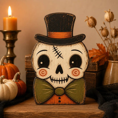 Purpose-Built Vintage Wooden Character Tabletop Decor for Everyday Use