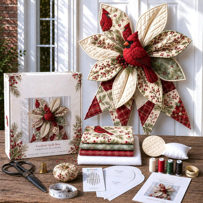 Hands-On Large Patchwork Bow Sewing Kit for Creative Play