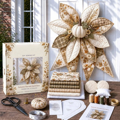 Hands-On Large Patchwork Bow Sewing Kit for Creative Play