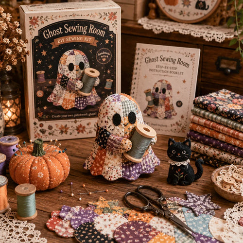 Hands-On Little Ghost’s Cozy DIY Patchwork Kit for Creative Play