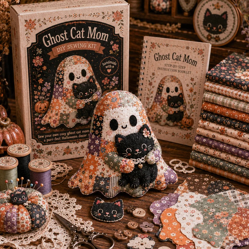 Hands-On Little Ghost’s Cozy DIY Patchwork Kit for Creative Play