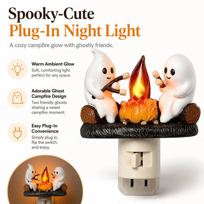Decorative Plug In the Cutest Glow – Adorable Ghost Outlet Night