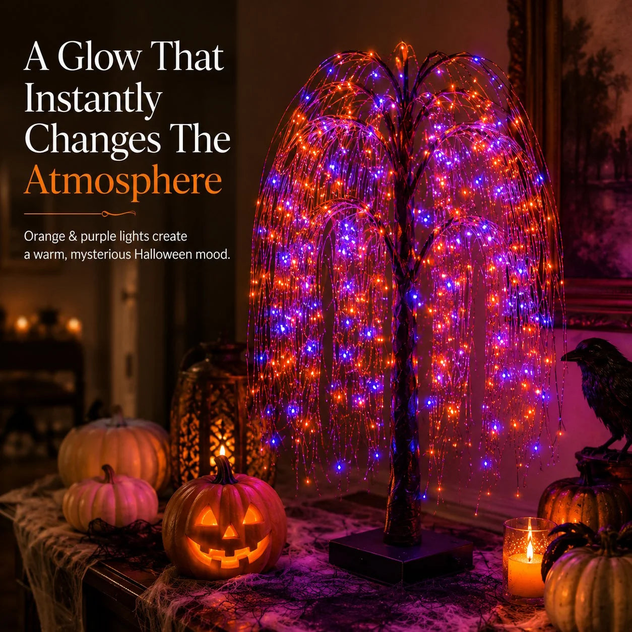 Decorative Spooky Tree Light for Focused Lighting