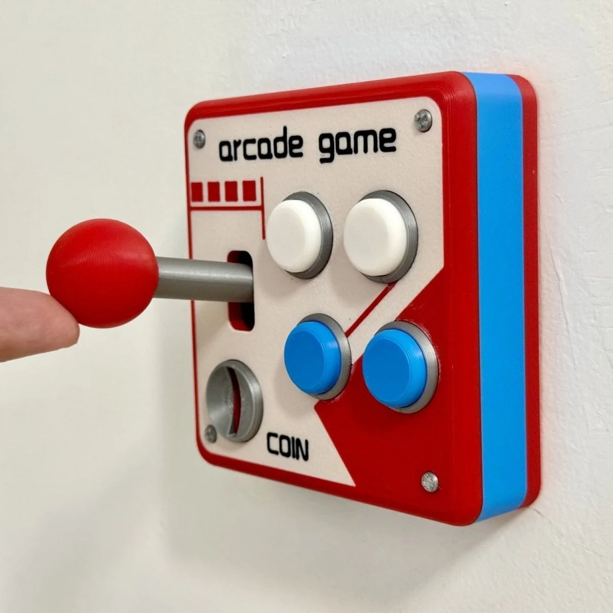 Hands-On Retro Arcade Game Wall Switch Panel for Creative Play