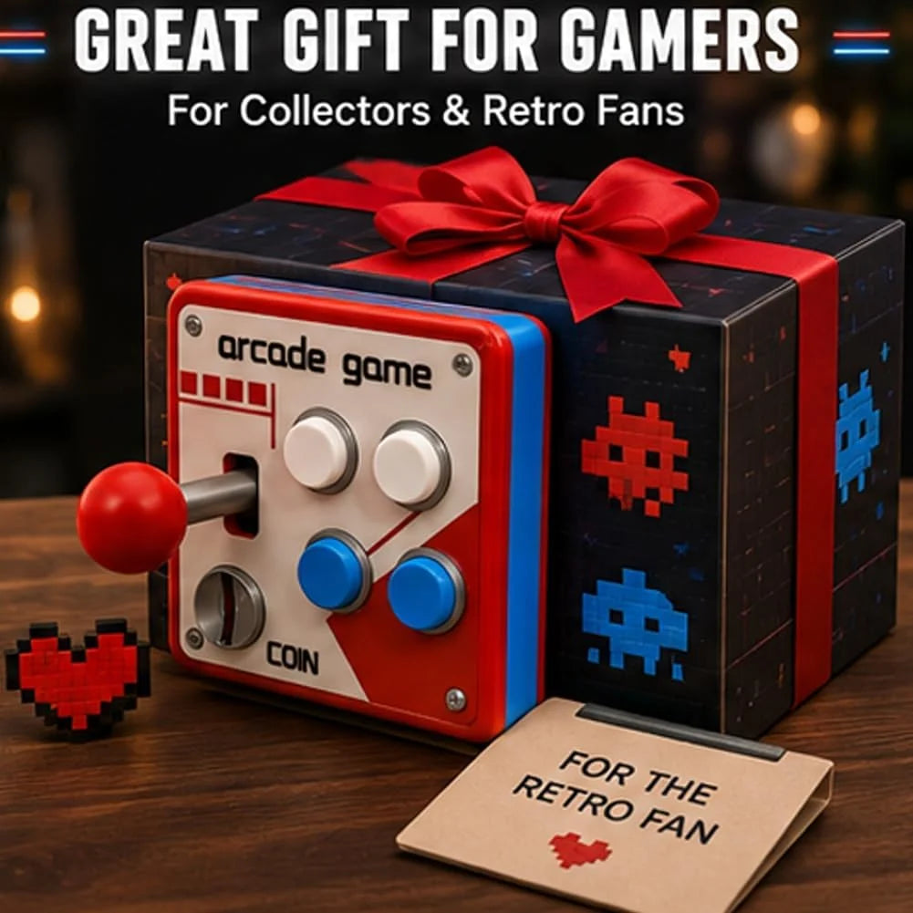 Hands-On Retro Arcade Game Wall Switch Panel for Creative Play