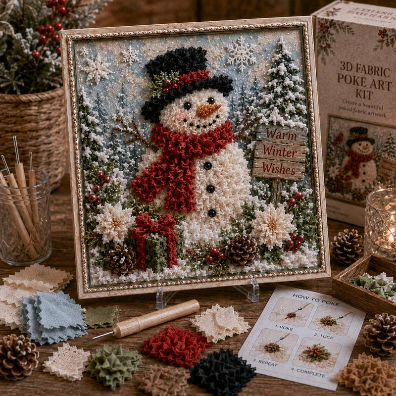 Purpose-Built 3D-kerststof-poke-art-set for Everyday Use