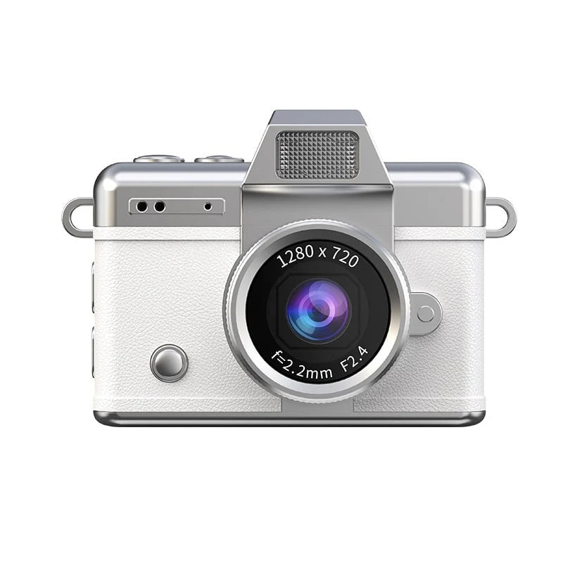 Purpose-Built Retro Mini Digital Camera – 1080P Flip Screen, Keychain