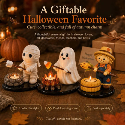 Decorative Campfire Tealight Holder for Focused Lighting