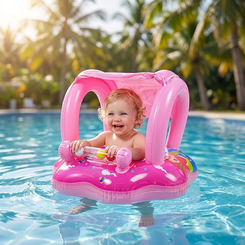 Purpose-Built Yacht-Shaped Inflatable Kids Pool Float for Everyday Use