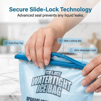Distinctive Large-Capacity Leak-Proof Ice Bag – Reusable Cooler Ice