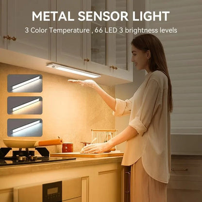 Decorative 3-Color Lighting Punch- Smart Sensor Magnetic Rechargeable