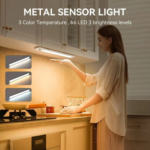 Decorative 3-Color Lighting Punch- Smart Sensor Magnetic Rechargeable