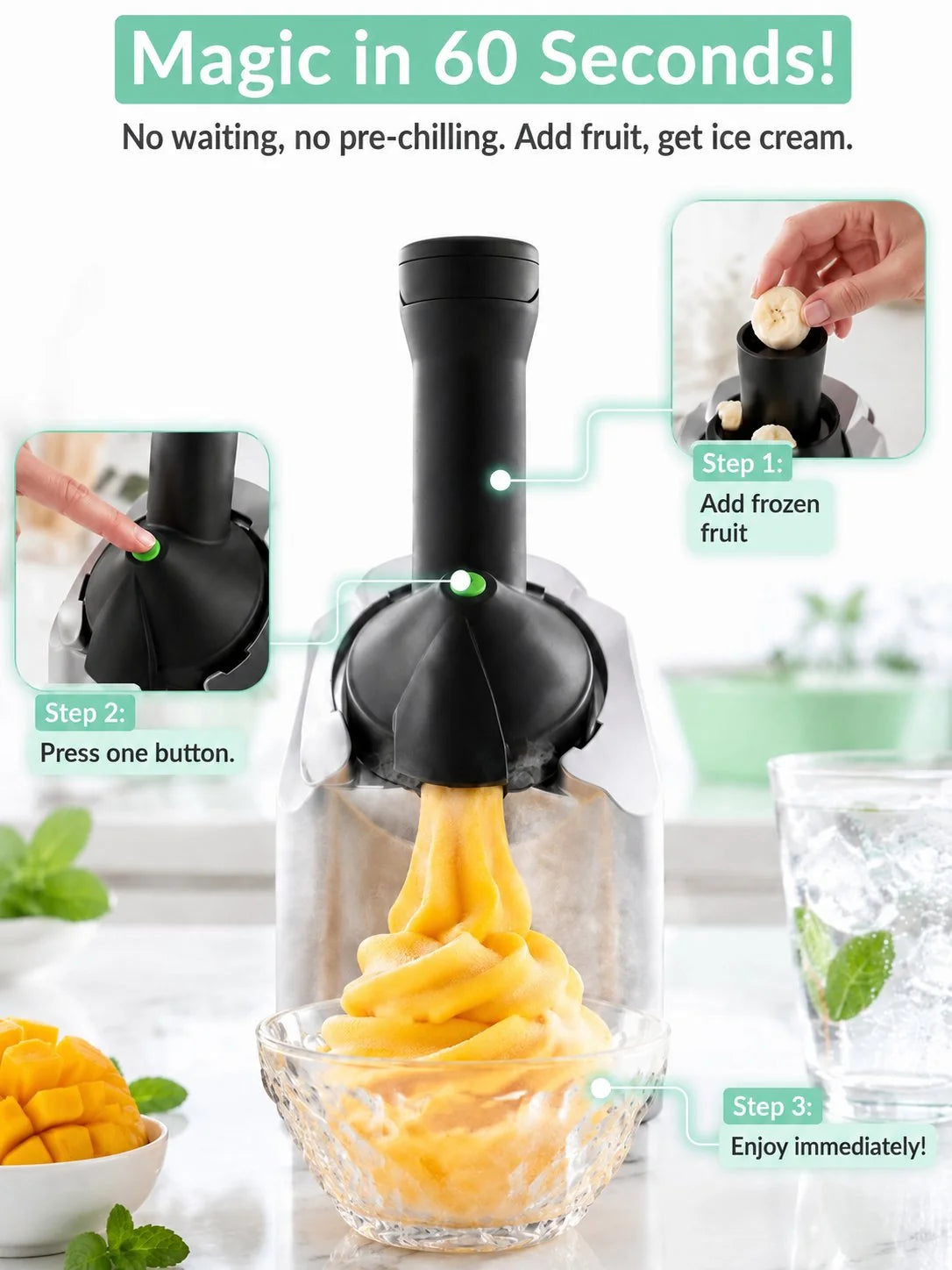 Purpose-Built Fully automatic ice cream machine, homemade ice cream