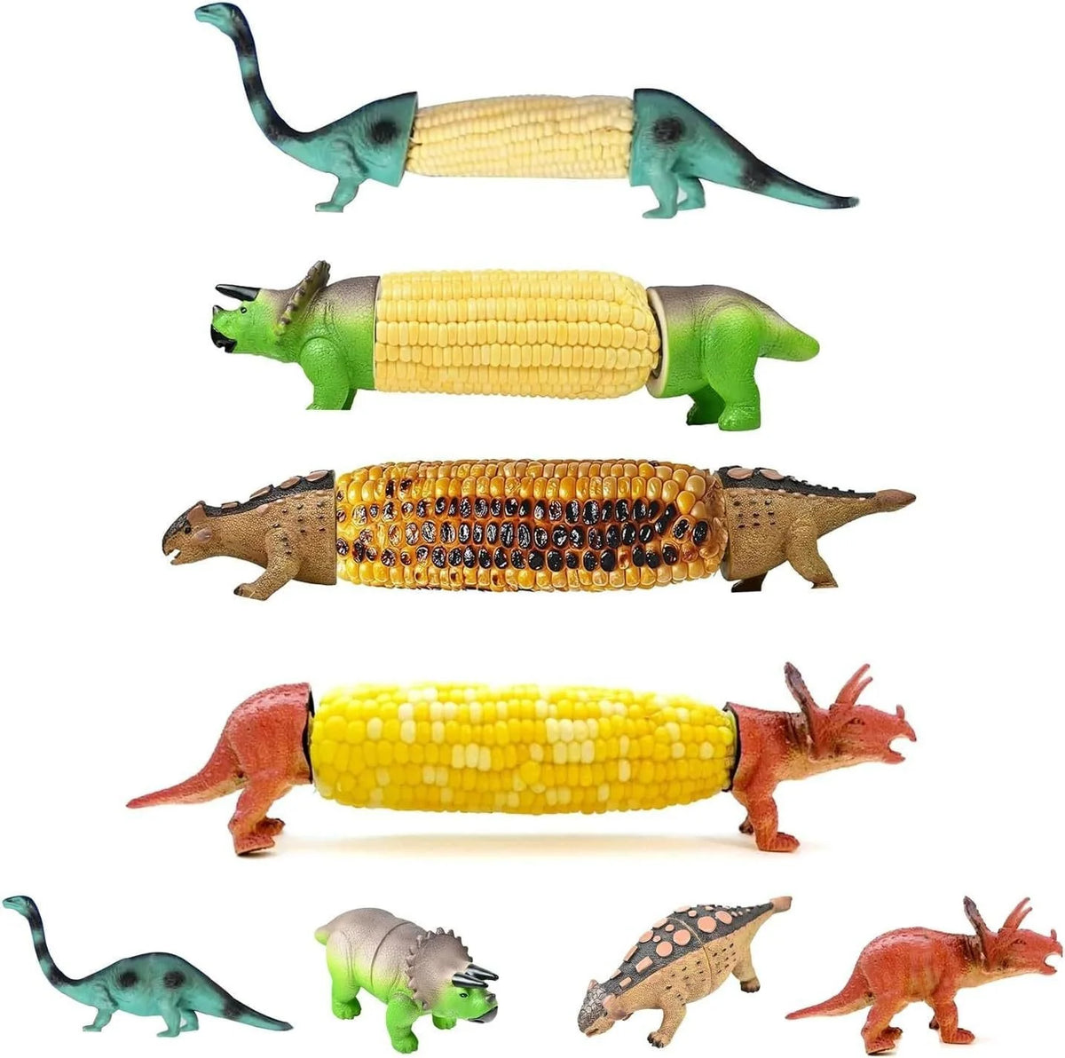 Practical Dinosaur Corn Holders for Corn On The Cob - Funny Corn Cob