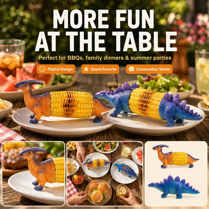 Practical Dinosaur Corn Holders for Corn On The Cob - Funny Corn Cob