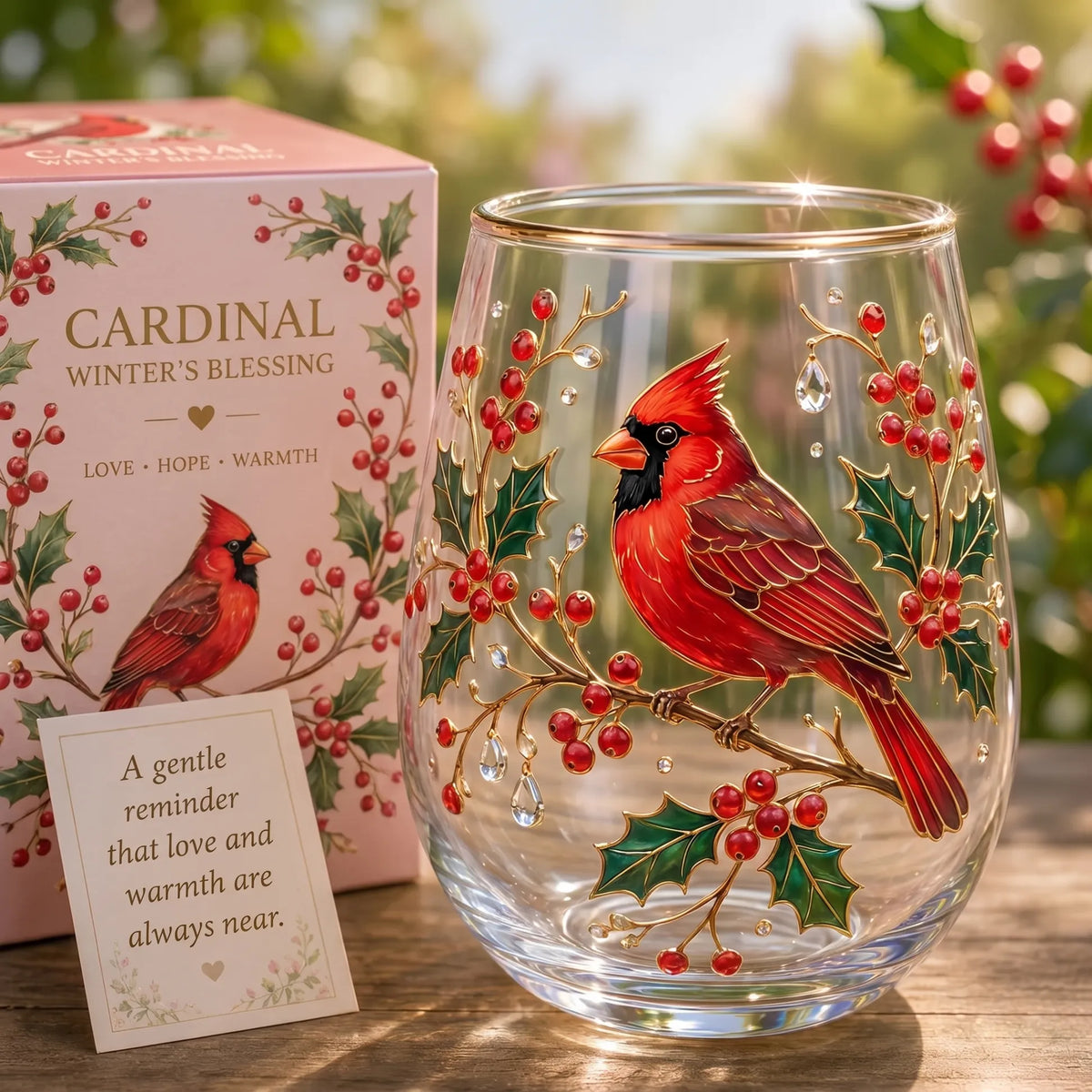 Garden Morning Bliss Printed Glass Tea Cup Collection