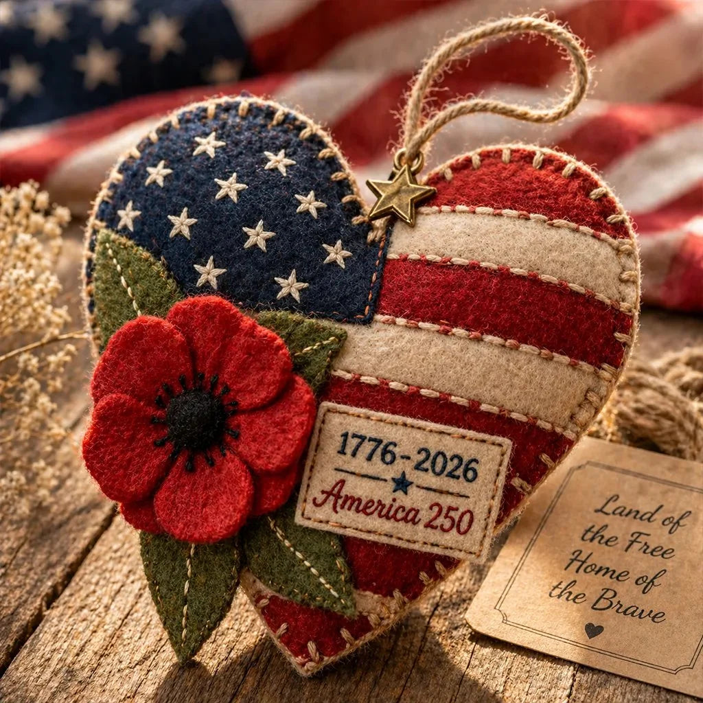 Hands-On DIY Patriotic flower Cross Ornament Kit for Creative Play