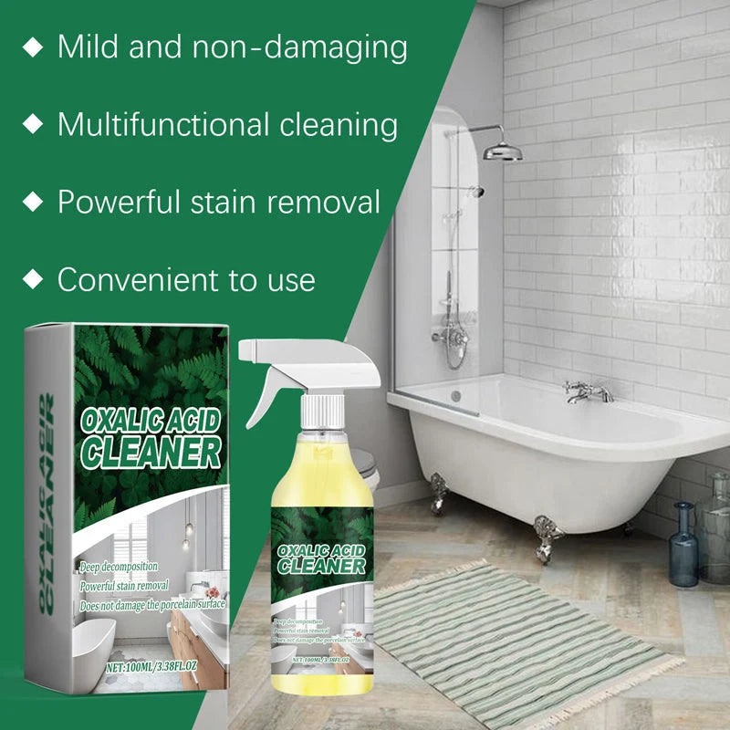 Easy-Care Molecular-Level Cleaning Tech Oxalic Acid Bathroom Cleaner
