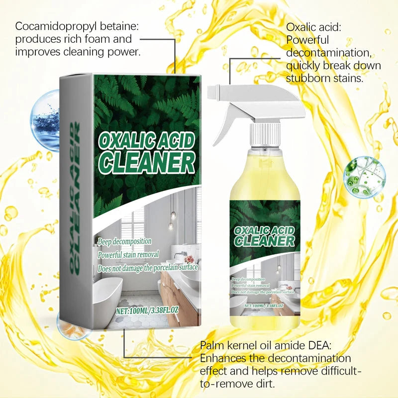 Easy-Care Molecular-Level Cleaning Tech Oxalic Acid Bathroom Cleaner