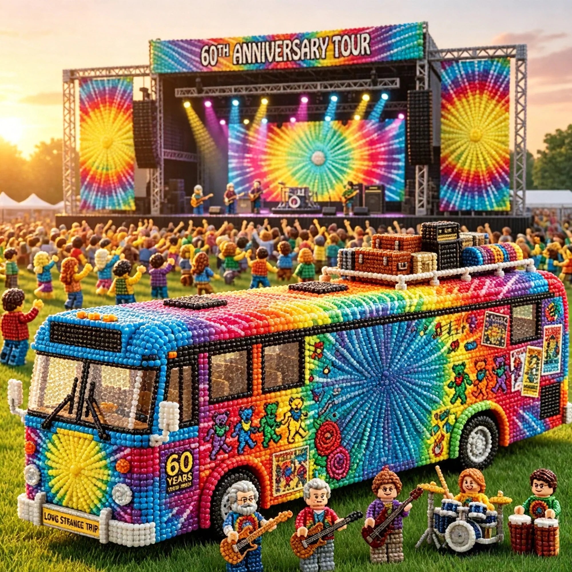 Hands-On Deadhead Tour Psychedelic – Craft Set for Creative Play