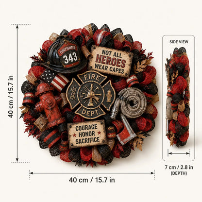 Purpose-Built Honor the Brave – Handcrafted Firefighter Tribute