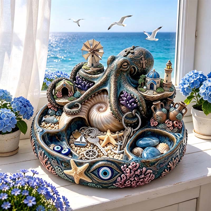 Purpose-Built Deep Sea Santorini: Octopus Guardian Mythological