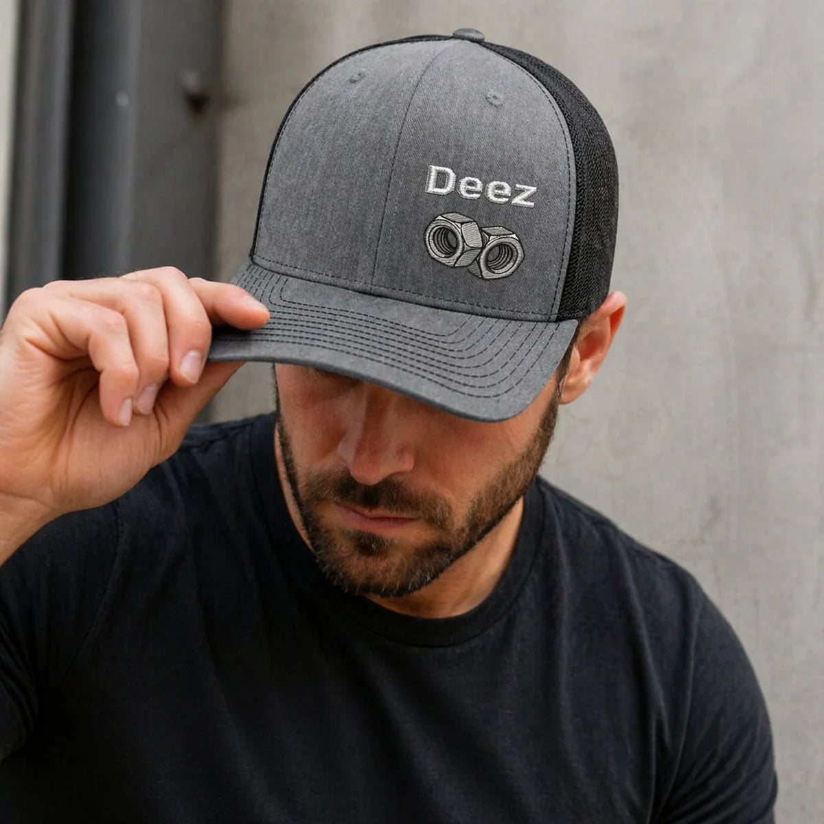 Deez Nuts Embroidered Adjustable Trucker Hat