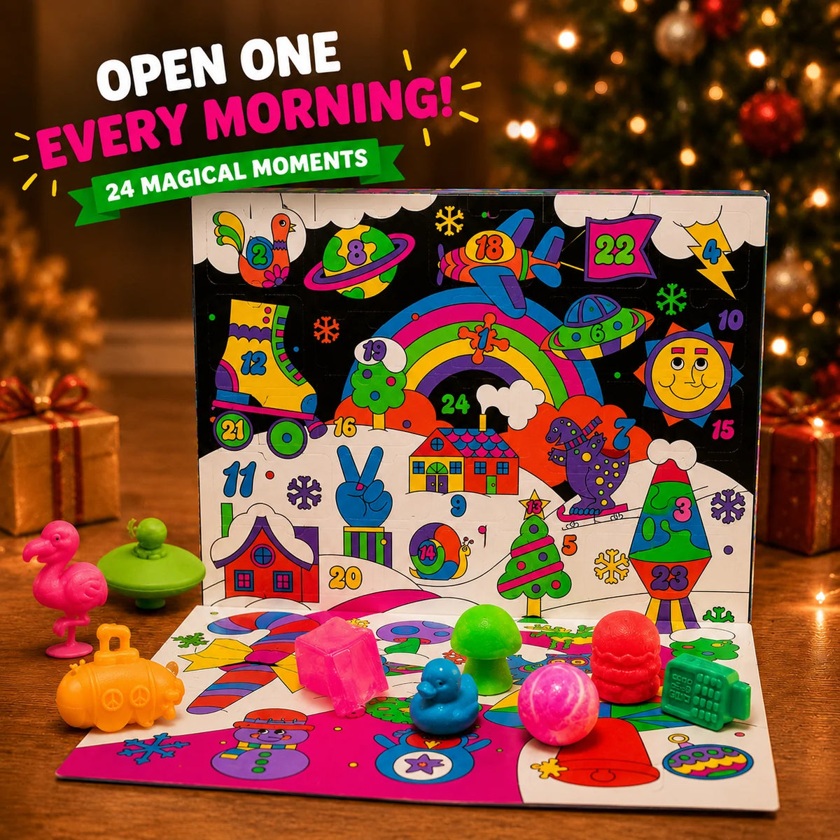 24-Day Squishy Advent Calendar with a Daily Surprise