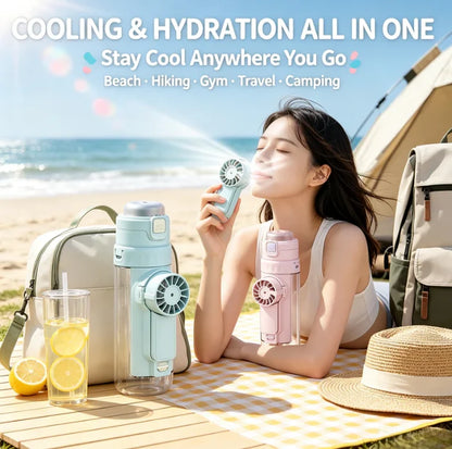 Purpose-Built 2 in 1 Portable Detachable Fan Water