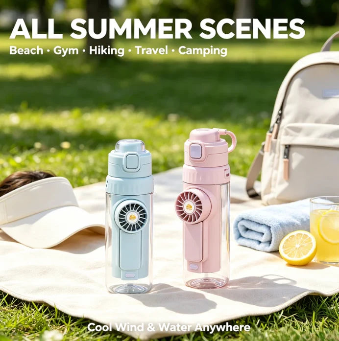 Purpose-Built 2 in 1 Portable Detachable Fan Water