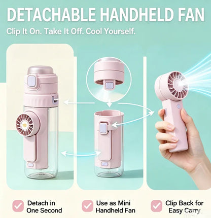 Purpose-Built 2 in 1 Portable Detachable Fan Water