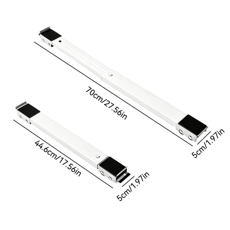 Purpose-Built 2-Pack Adjustable Telescopic Heavy Duty Metal Frame